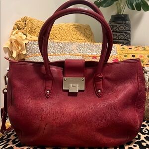Jimmy Choo in Red Leather